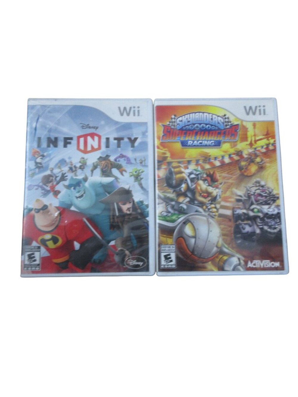 Wii Bundle 2 Video Games - Infinity & Skylanders Superchargers Racing